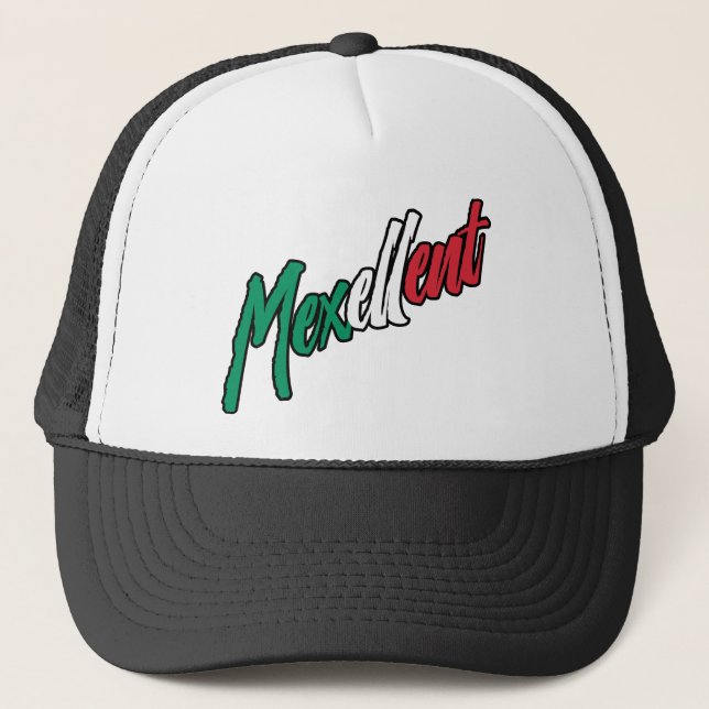 Gorra De Camionero Mexellent - México y orgullo mexicano (Anverso)