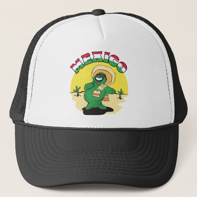 Gorra De Camionero México divertido (Anverso)
