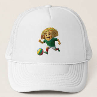 Gorra De Camionero Mexico Soccer Taco Mascot Hat - Funny Mexican Food