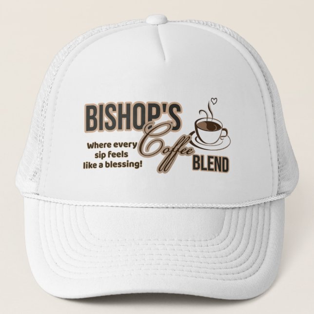 Gorra De Camionero Mezcla de café de Bishops (Anverso)