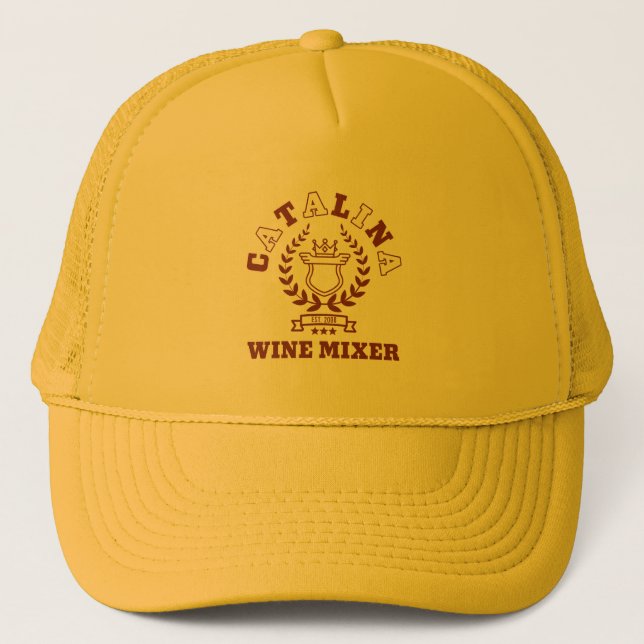 Gorra De Camionero Mezclador de vinos de Catalina (Anverso)