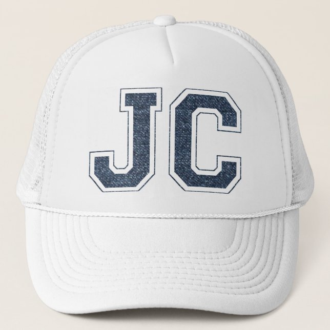 Gorra De Camionero Mezclilla de JC (Anverso)