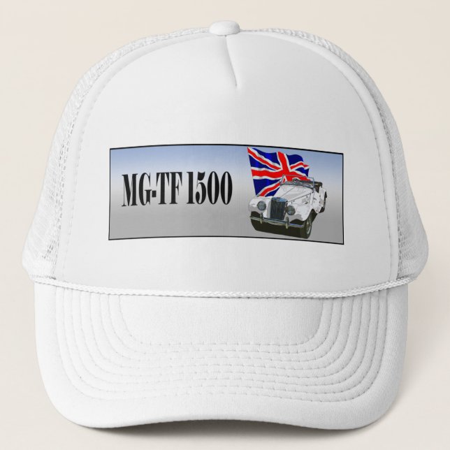 Gorra De Camionero MG blanco (Anverso)