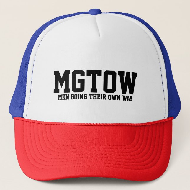 Gorra De Camionero MGTOW - Hombres que van su propia manera (Anverso)