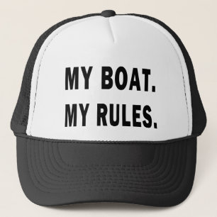 Gorra De Camionero Mi barco. Mis reglas - canotaje divertido