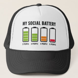 Gorra De Camionero Mi batería social