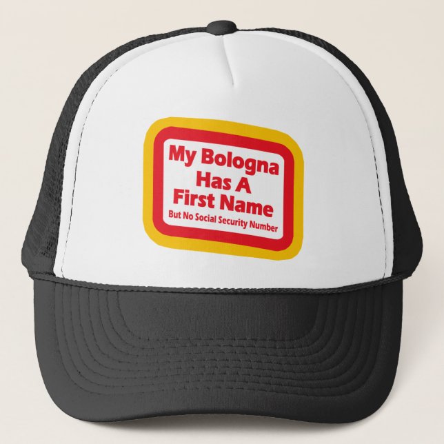 Gorra De Camionero Mi Bolonia tiene un nombre (Anverso)