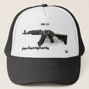 Gorra De Camionero Mi Boss AK - 47 para su cara