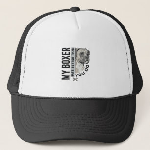 Gorra De Camionero Mi Boxer Come Mejor Que Tú Camiseta de Amante de P
