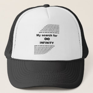 Gorra De Camionero Mi búsqueda de la infinitud continúa y continúa
