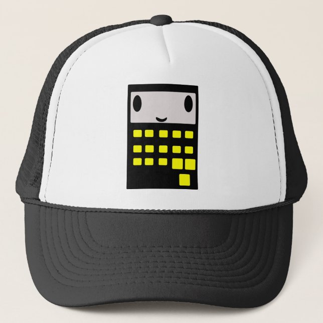Gorra De Camionero Mi calculadora feliz (Anverso)