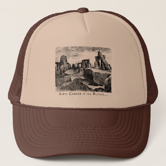 Gorra De Camionero Mi Carrera Está En Ruinas: Stonehenge (Anverso)