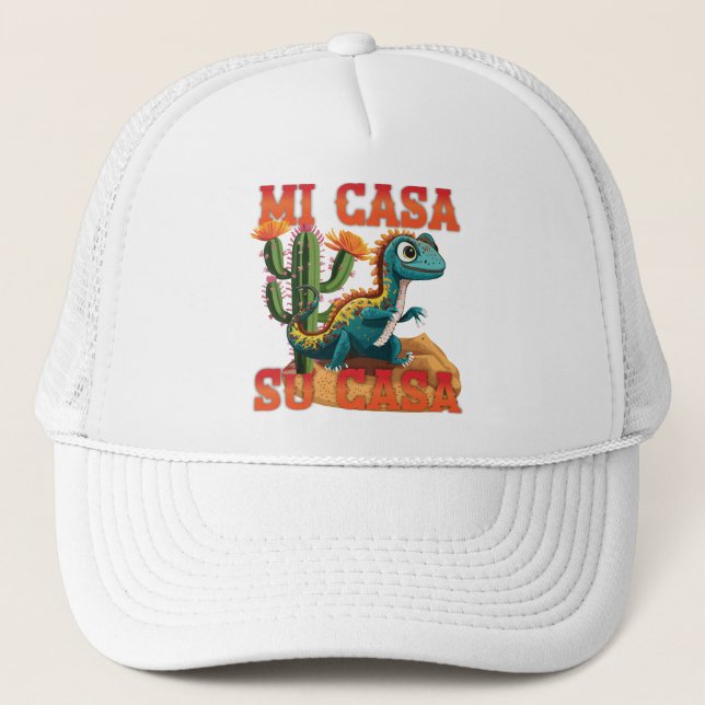 Gorra De Camionero Mi Casa, Su Casa Desert Scene (Anverso)