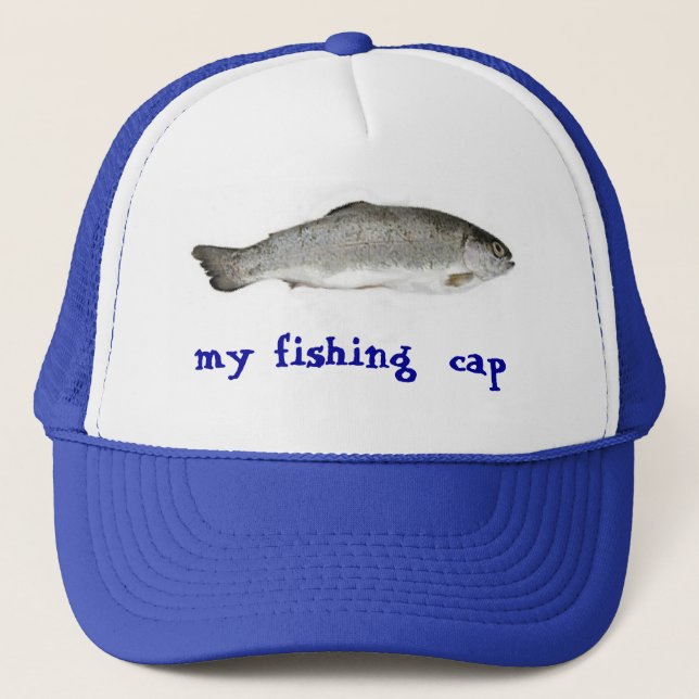 Gorra De Camionero mi casquillo de la pesca (Anverso)