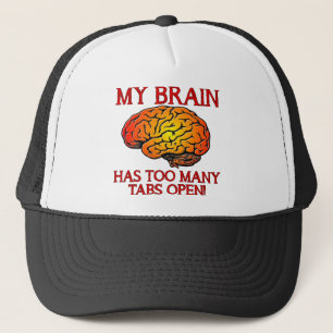 Gorra De Camionero Mi Cerebro Tiene Demasiadas Tabletas Abiertas Funn