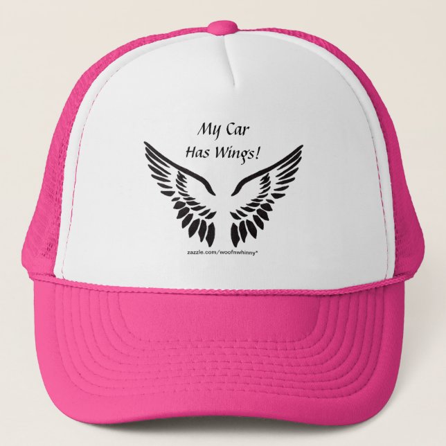 Gorra De Camionero ¡Mi Coche Tiene Alas! (Anverso)