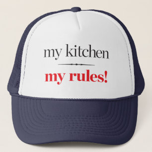 Gorra De Camionero Mi cocina, mis reglas