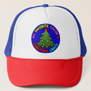 Gorra De Camionero Mi color favorito son las luces Navidades-78678