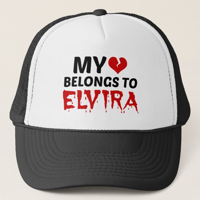 Gorra De Camionero Mi corazón pertenece a Elvira (Anverso)