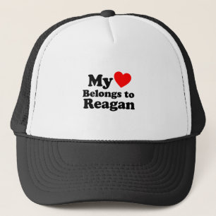 Gorra De Camionero Mi corazón pertenece a Reagan