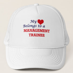 Gorra De Camionero Mi corazón pertenece a un aprendiz de la gestión