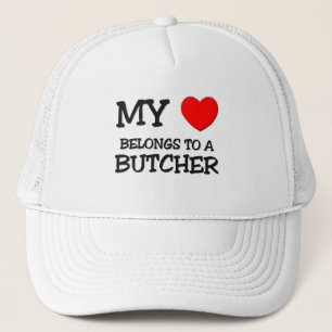 Gorra De Camionero Mi corazón pertenece a un CARNICERO