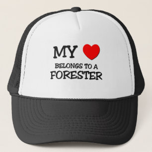 Gorra De Camionero Mi corazón pertenece a un SILVICULTOR
