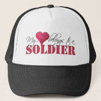 Gorra De Camionero Mi corazón pertenece a un soldado
