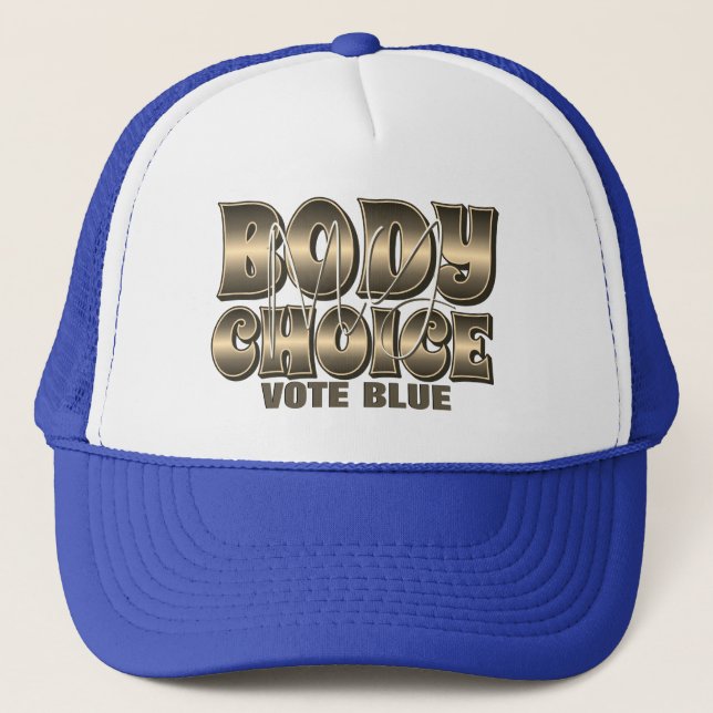 Gorra De Camionero Mi cuerpo mi elección (Anverso)
