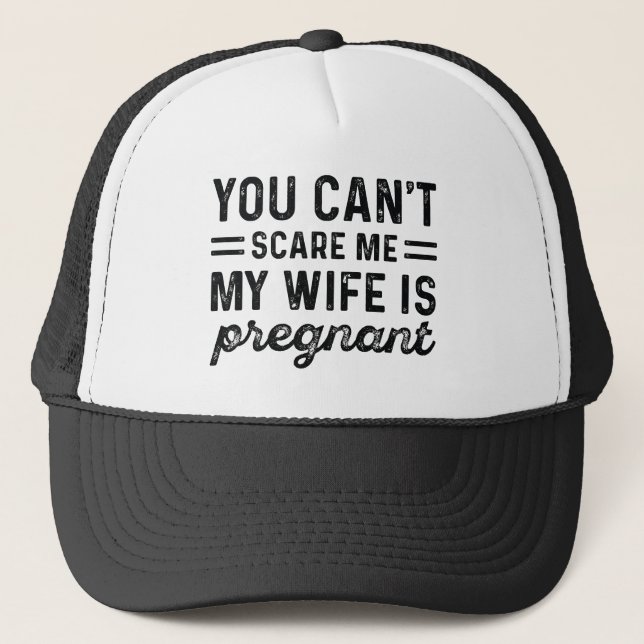 Gorra De Camionero Mi esposa está embarazada (Anverso)