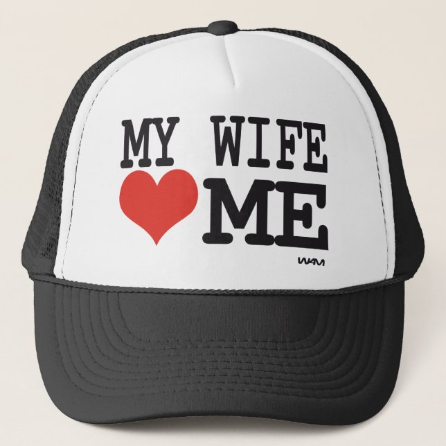 Gorra De Camionero Mi esposa me ama (Anverso)