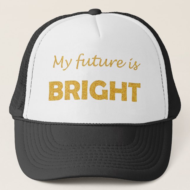Gorra De Camionero Mi futuro es brillante (Anverso)