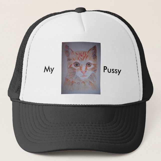 Gorra De Camionero Mi gatito (Anverso)