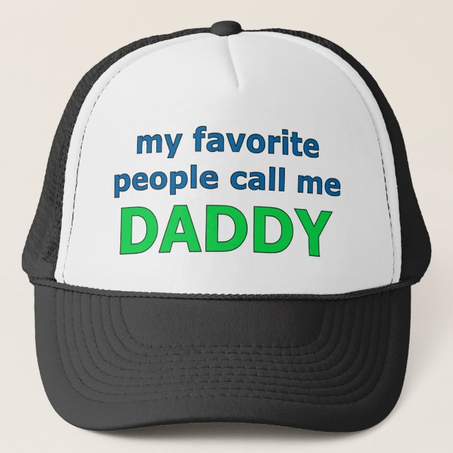 Gorra De Camionero mi gente preferida me llama papá (Anverso)