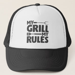 Gorra De Camionero Mi Grill Mis Reglas