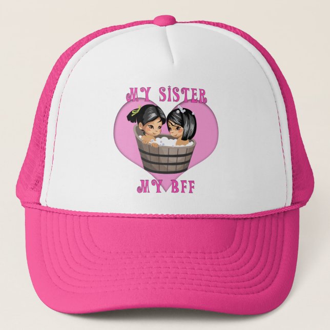Gorra De Camionero Mi hermana MI BFF Bath (Anverso)