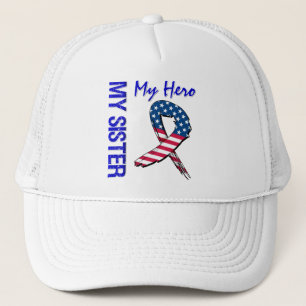 Gorra De Camionero Mi hermana mi cinta patriótica del Grunge del