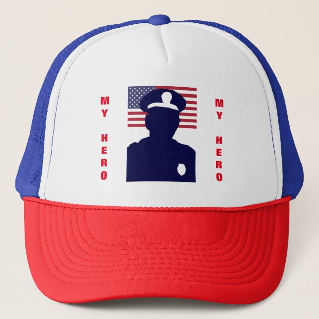 GORRA DE CAMIONERO MI HERO COP (Anverso)