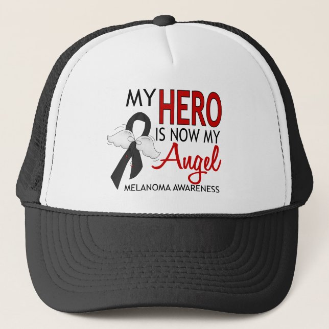 Gorra De Camionero Mi héroe es mi melanoma del ángel (Anverso)
