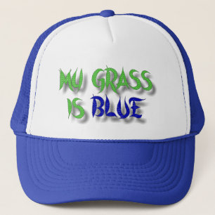 GORRA DE CAMIONERO MI HIERBA ES BLUE-HAT