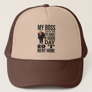 Gorra De Camionero Mi jefe