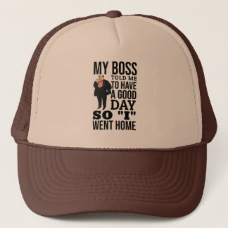 Gorra De Camionero Mi jefe