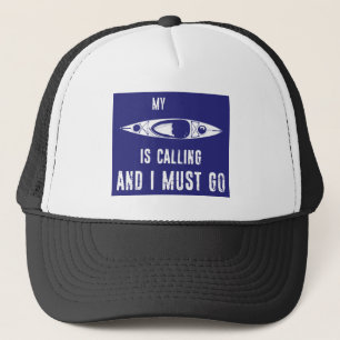 Gorra De Camionero Mi Kayak Está Llamando Y Debo Ir