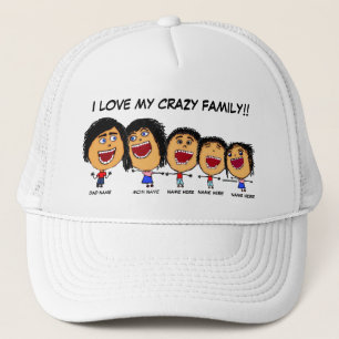 Gorra De Camionero Mi loco Personalizado familiar