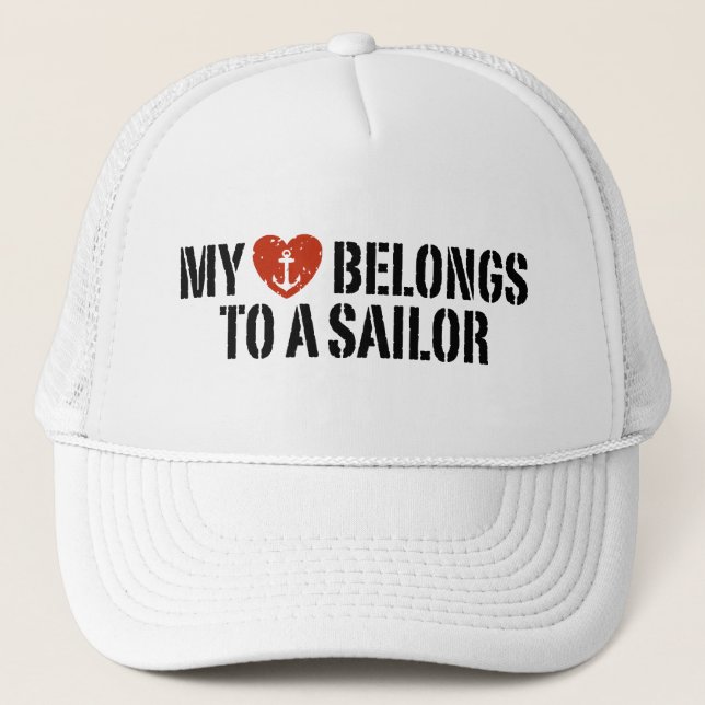 Gorra De Camionero Mi marinero del corazón (Anverso)