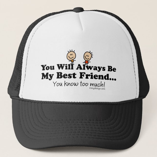 Gorra De Camionero Mi mejor amigo (Anverso)