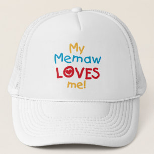Gorra De Camionero Mi memaw me ama camisetas y regalos