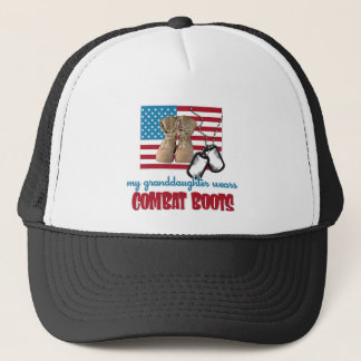 Gorra De Camionero Mi nieta lleva botas de combate