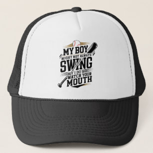 Gorra De Camionero Mi Niño Puede Que No Siempre Se Estanque, Pero Lo 