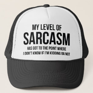 Gorra De Camionero Mi Nivel De Sarcasmo